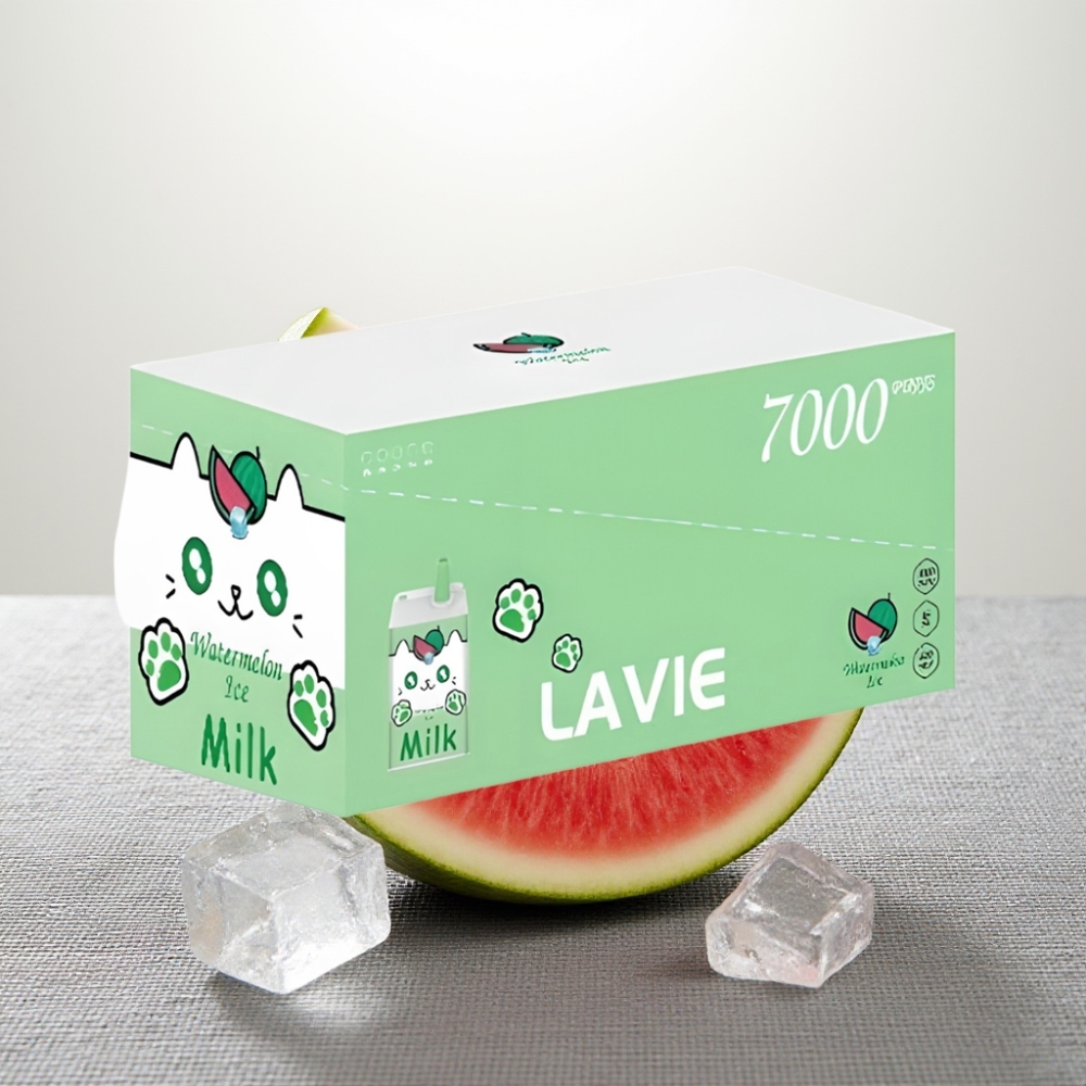 LAVIE Milk 7000 Puffs 16ML Watermelon Ice Type C Rechargeable