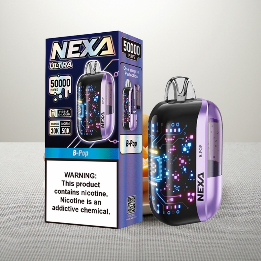 NEXA Ultra 50K Б-Поп 20мл 5% 0.9ом Dual Mesh 3D екран Type-C