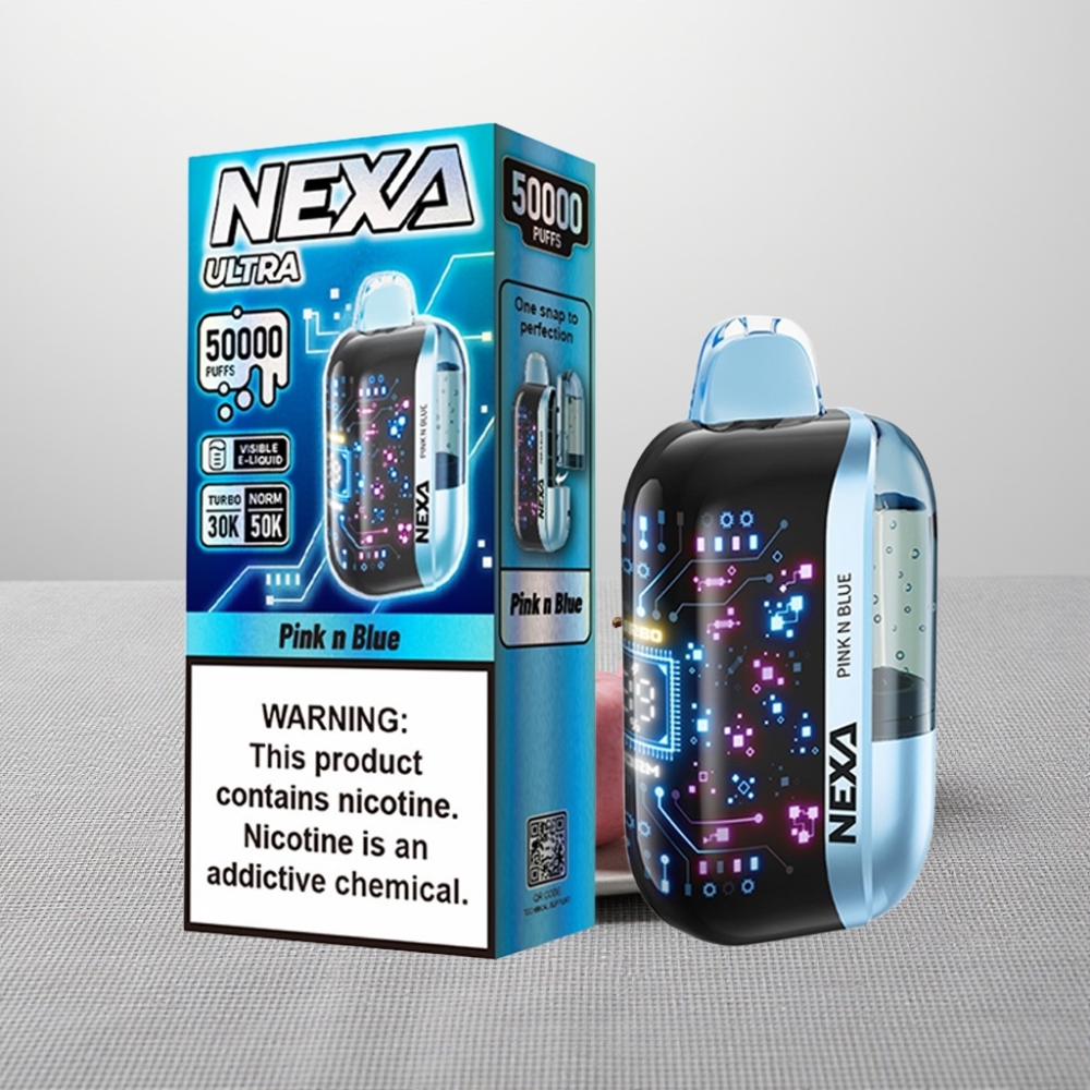 NEXA Ultra 50K Disposable Vape 50000 Puffs Рожевий та Блакитний 20ml 5%