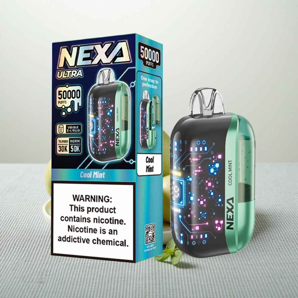 NEXA Ultra 50K Disposable Vape 50000 Puffs 20ml Прохолодна М’ята 5%