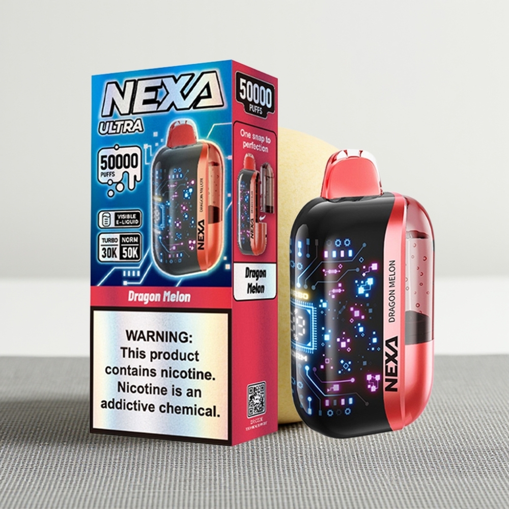 NEXA Ultra 50K Disposable Vape 50000 Puffs 20ml 5% Дракон-Диня Type-C