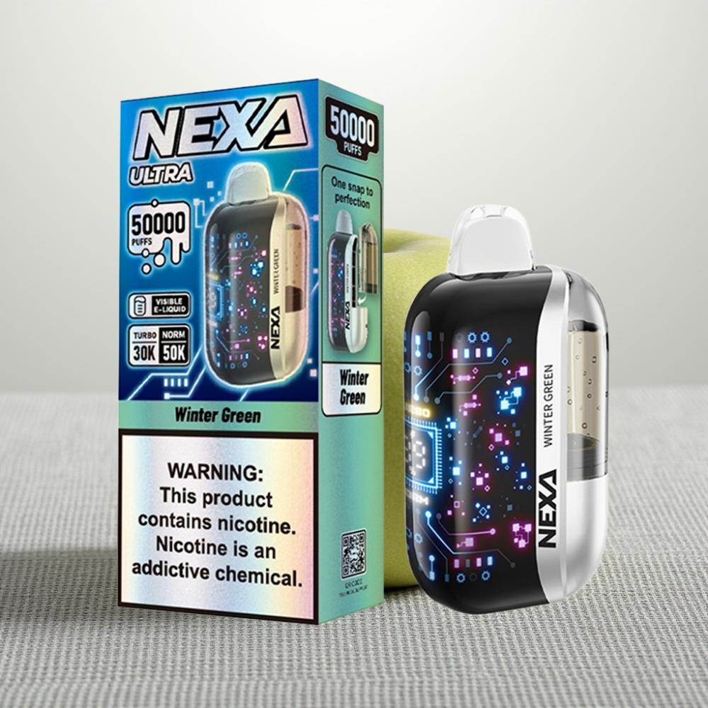 NEXA Ultra 50K Disposable Vape 50000 Puffs 20ml 5% Winter Green