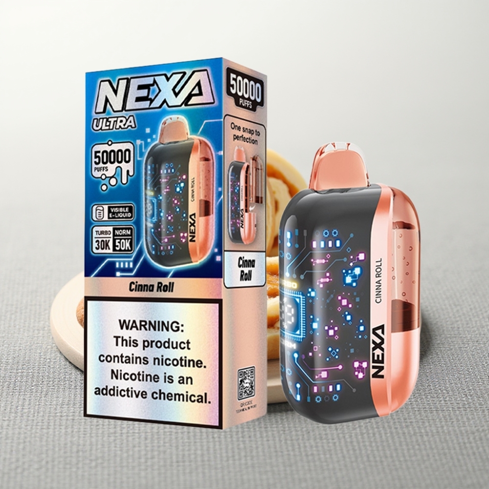 NEXA Ultra 50K Disposable Vape 50000 Puffs 20ml 800mah 5% Кориця