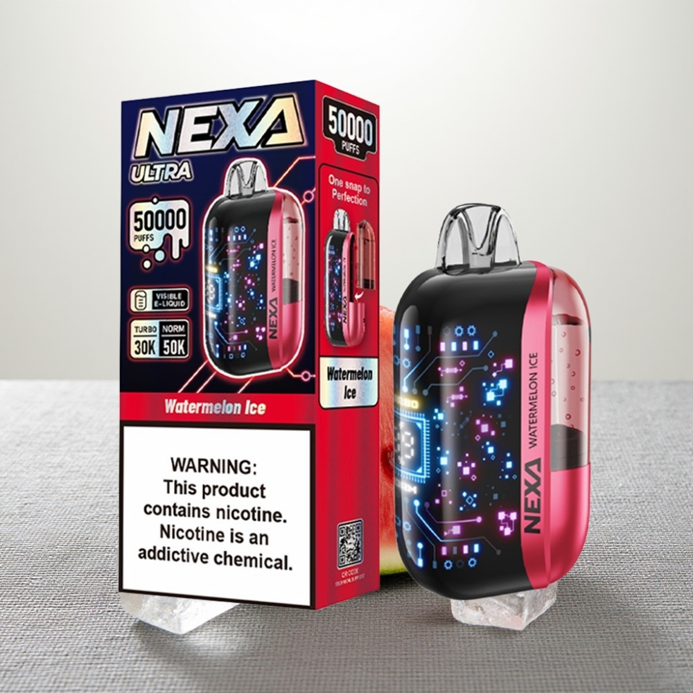 NEXA Ultra 50K Disposable Vape 50000 Puffs 20ml Watermelon Ice 5% Nicotine 800mAh