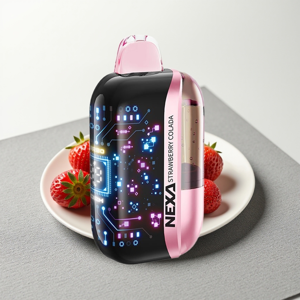 NEXA Ultra 50K Disposable Vape 50000 Puffs Strawberry Colada 20ml 5% Type-C