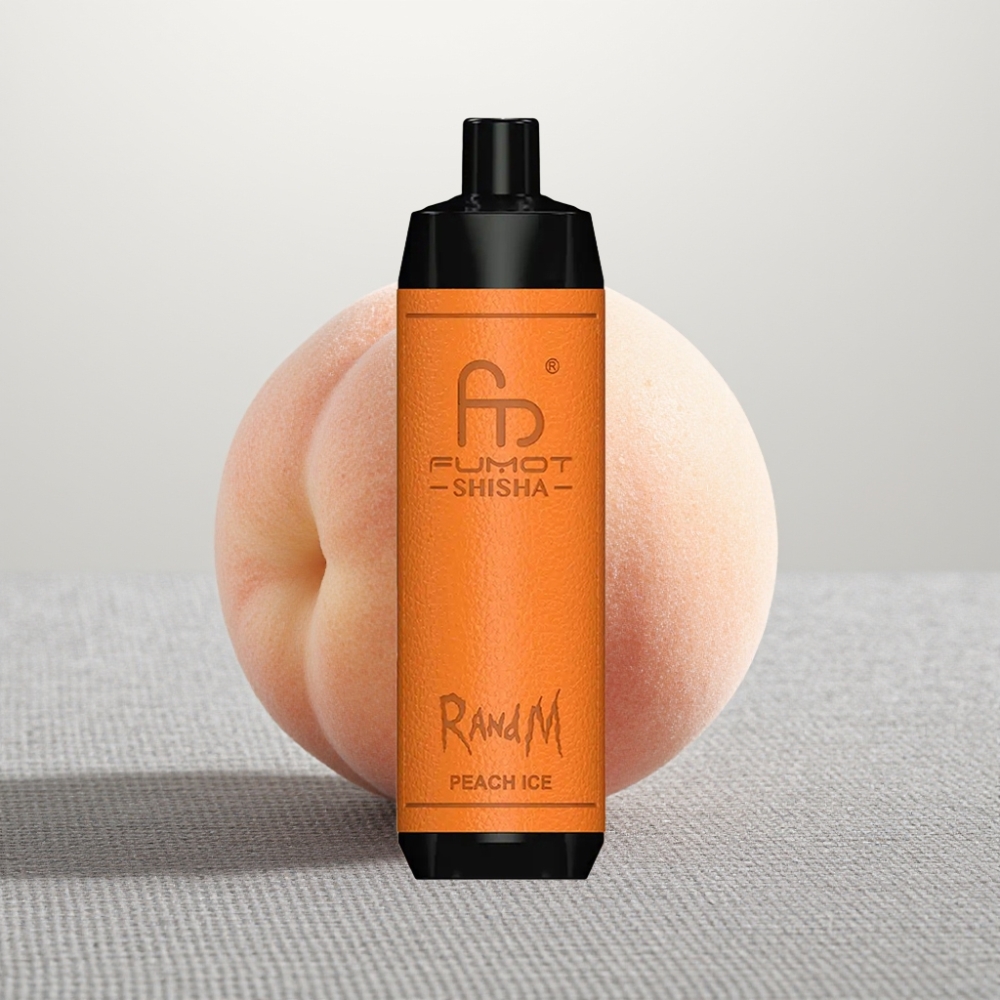 RandM Fumot Shisha 10000 Puffs 18ml Персиковий лід 0.5% нікотину