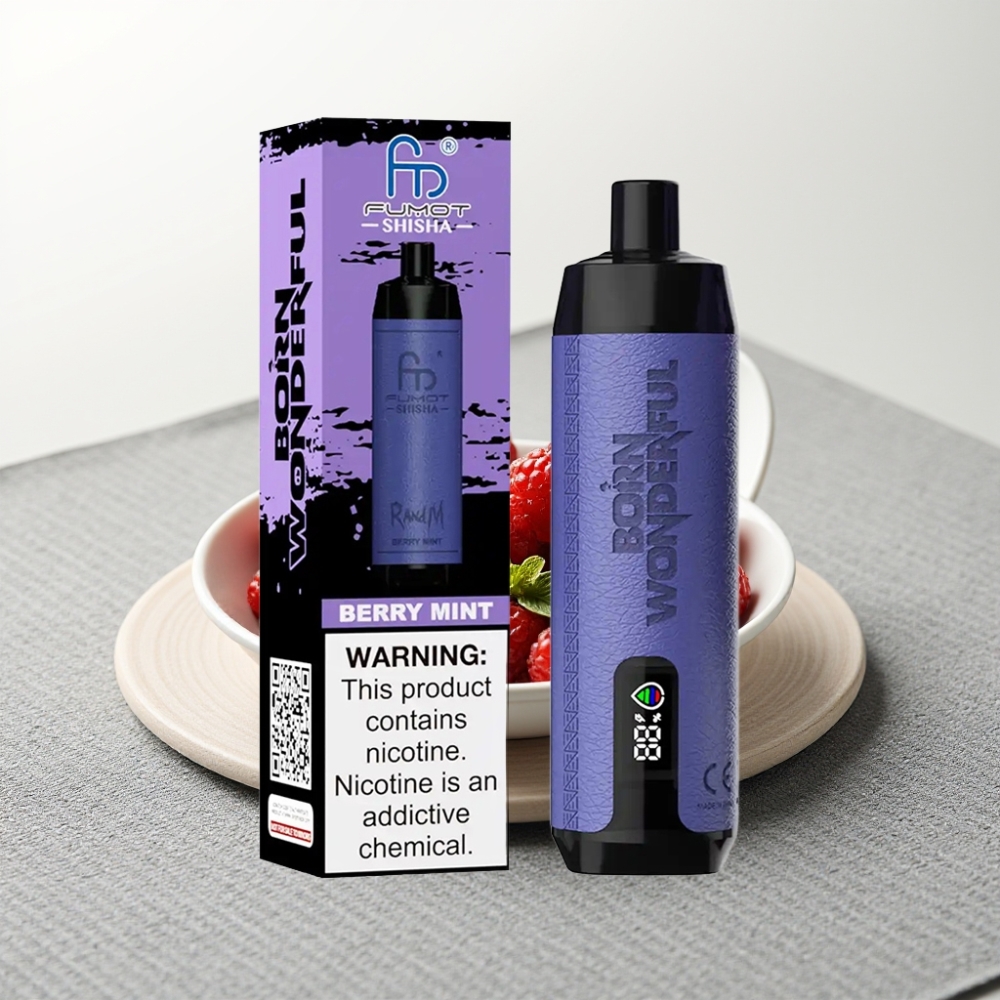 RandM Fumot Shisha 10000 Puffs 18ml Ягідний м\'ятний Disposable Vape 0.5% Nicotine