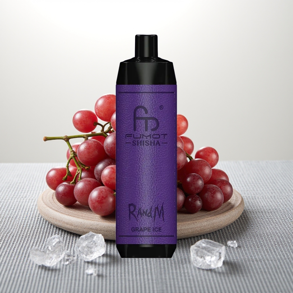 RandM Fumot Shisha 10000 Puffs 18ml Grape Ice 850mAh Type-C