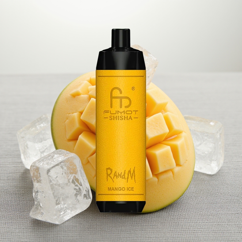 RandM Fumot Shisha 10000 Puffs 18ml Mango Ice 850mAh Type-C