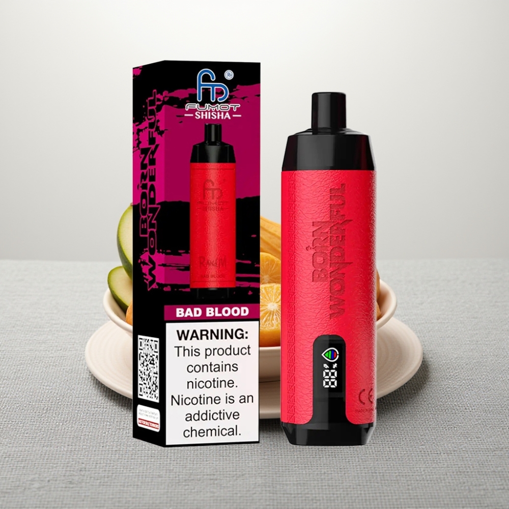 RandM Fumot Shisha 10000 Puffs 18ml Погана Кров Type-C 0.5% Nic