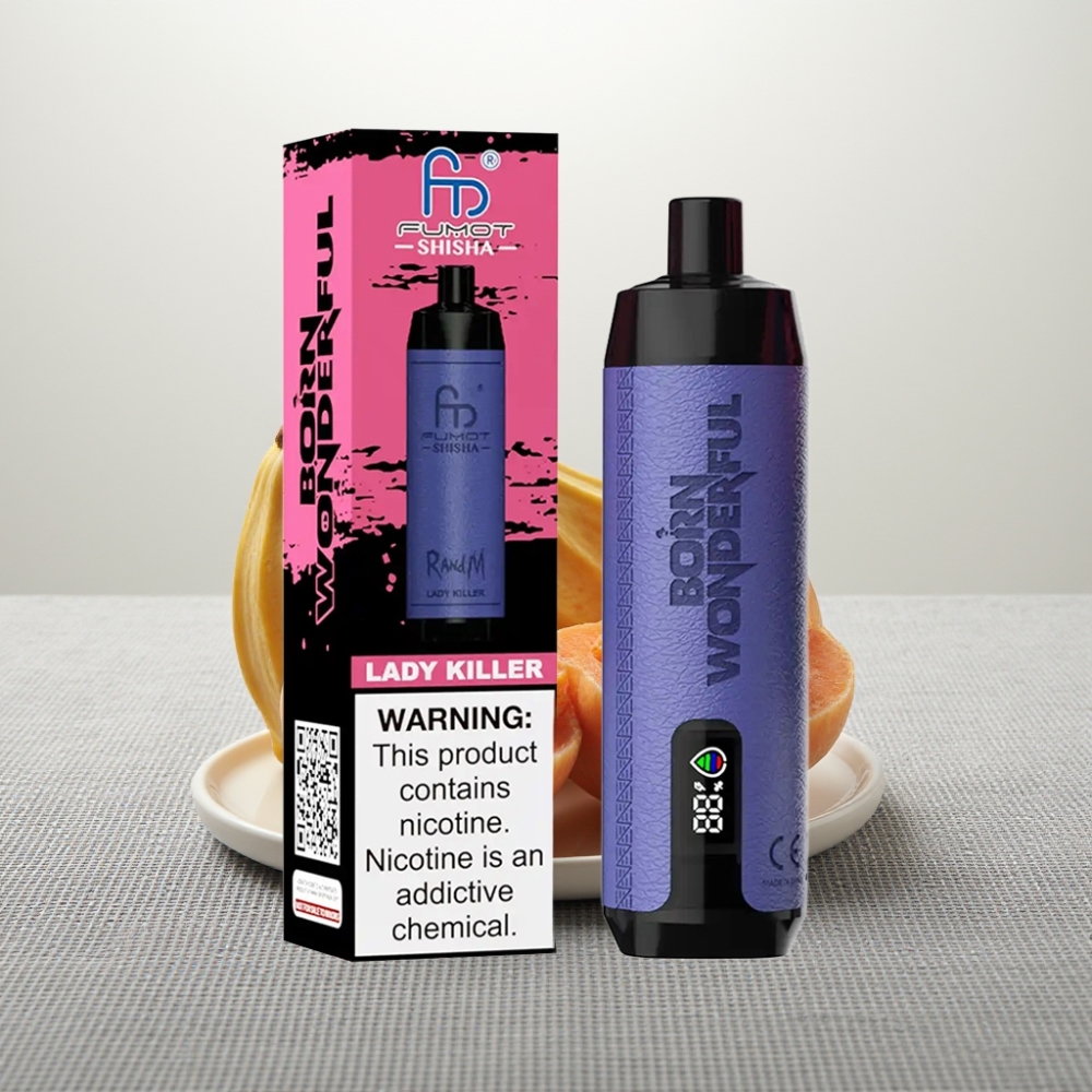 RandM Fumot Shisha 10000 Puffs Disposable Vape Леді Кілер 18ml 0.5% Nicotine