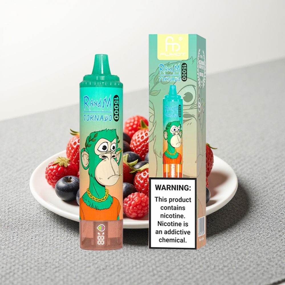 RandM Fumot Tornado 15000 Puffs 25ml 850mAh Mesh Triple Berry