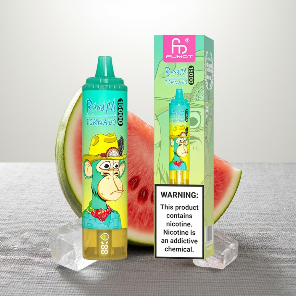 RandM Fumot Tornado 15000 Puffs 25ml 850mAh Mesh Watermelon Ice