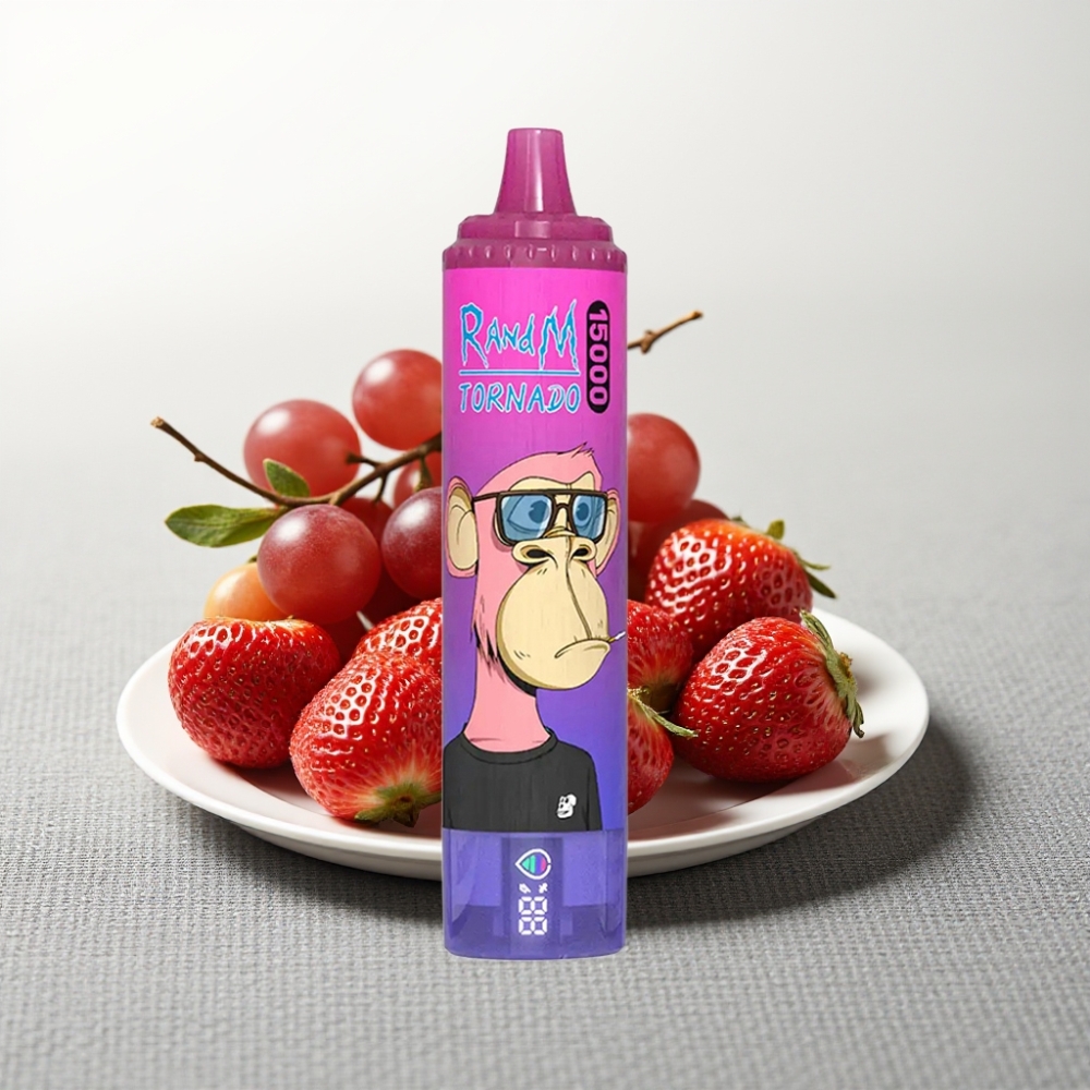 RandM Fumot Tornado 15000 Puffs 25ml 850mAh Strawberry Grape