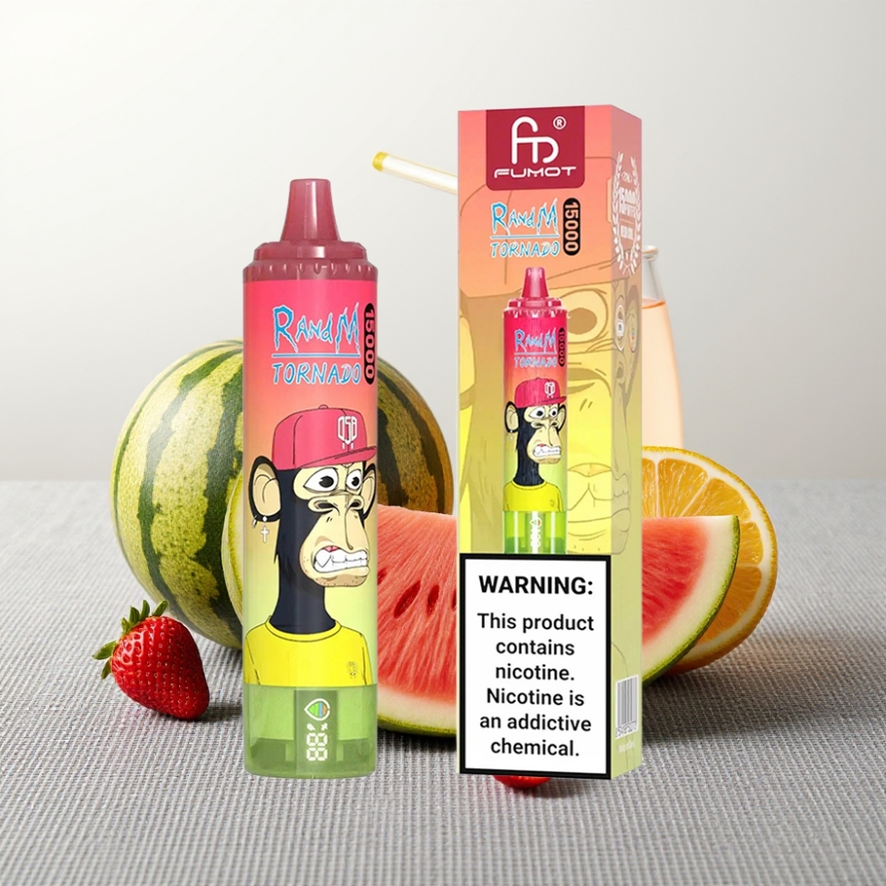 RandM Fumot Tornado 15000 Puffs 25ml 850mAh Полуниця Кавун Лимонад