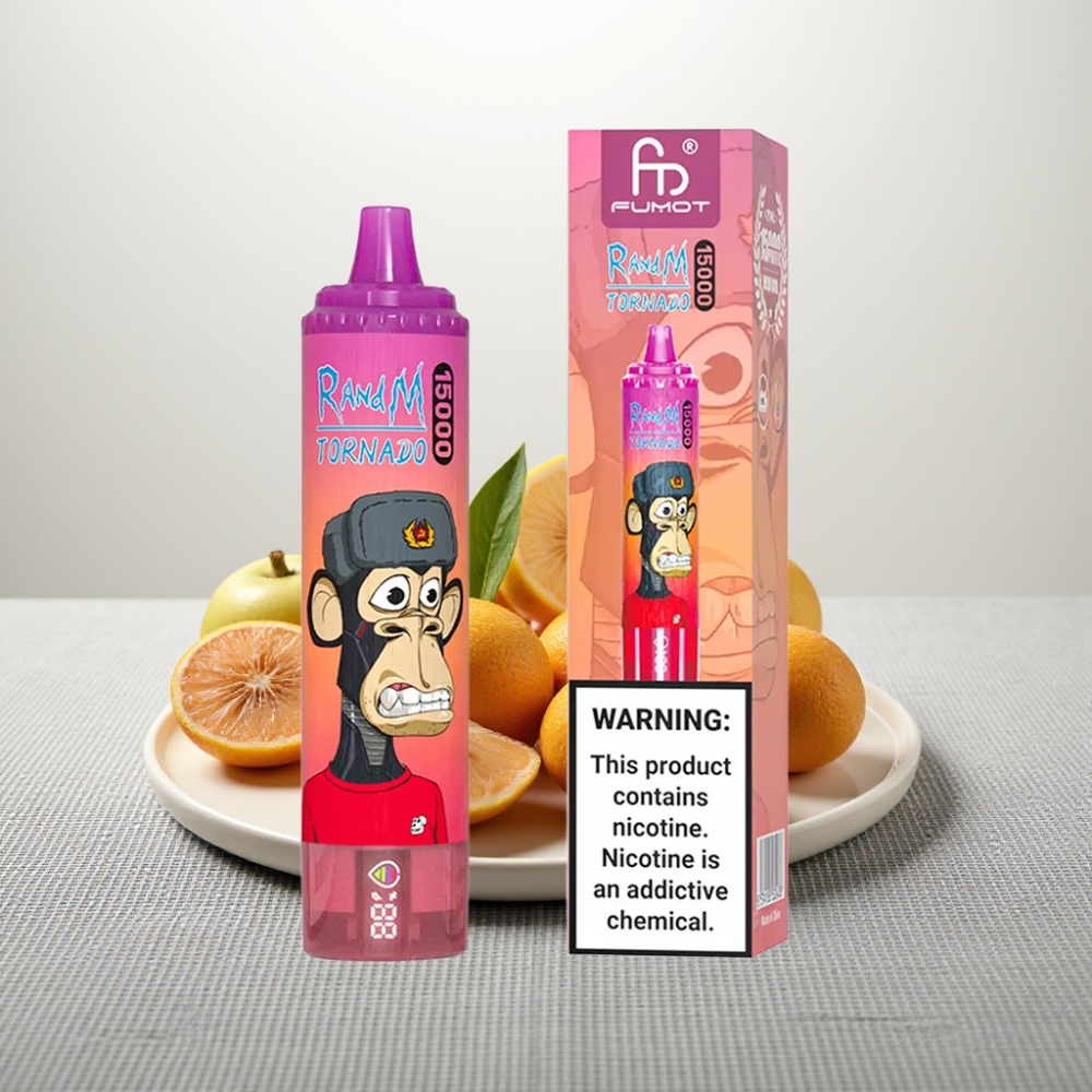 RandM Fumot Tornado 15000 Puffs 25ml Dragon Fruit LCD Type-C