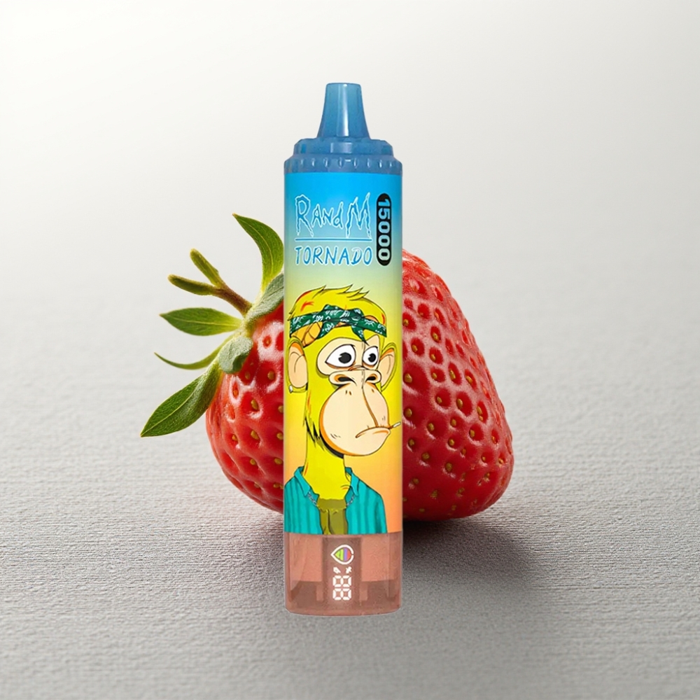 RandM Fumot Tornado 15000 Puffs 25ml LCD Strawberry