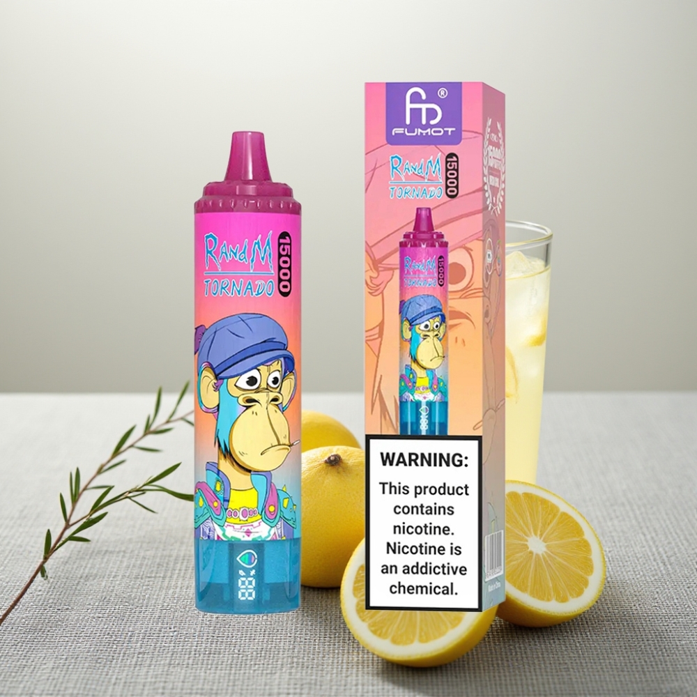 RandM Fumot Tornado 15000 Puffs 25ml LCD Лимонад Type-C