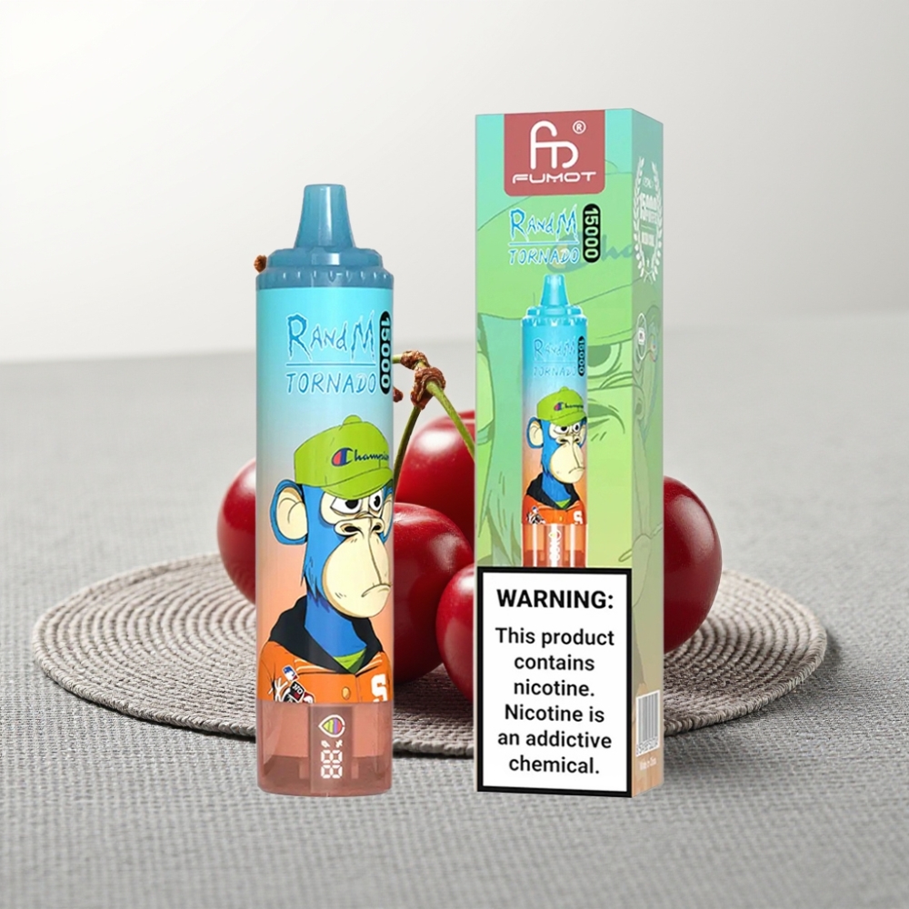 RandM Fumot Tornado 15000 Puffs 25ml Mesh LCD Вишнева Кола