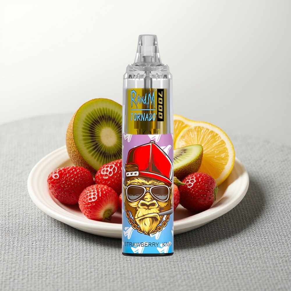 RandM Fumot Tornado 7000 14ML 850MAH Полуниця Ківі wholesale vape Ukraine