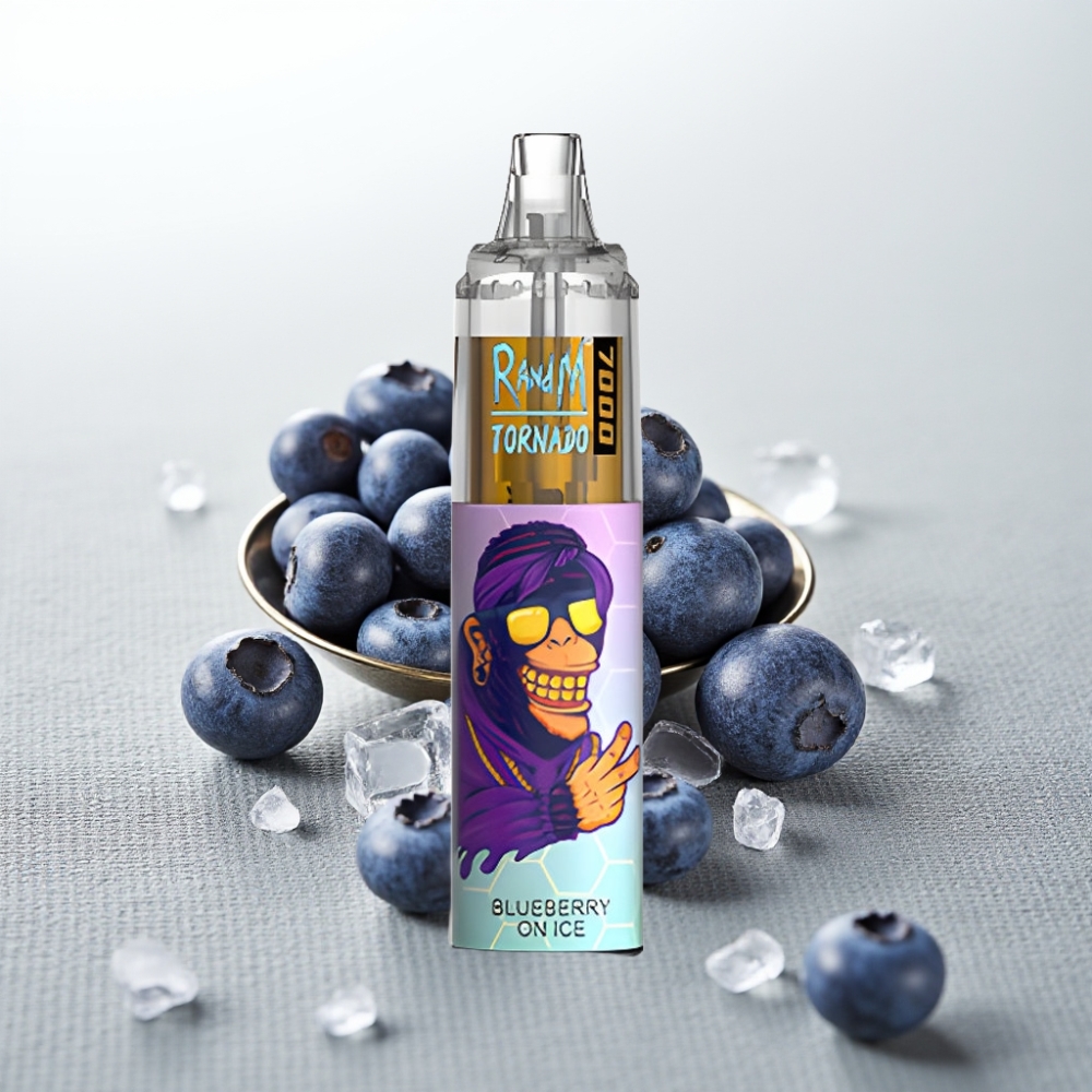 RandM Fumot Tornado 7000 Puffs 14ML Blueberry On Ice Air-Adjustable