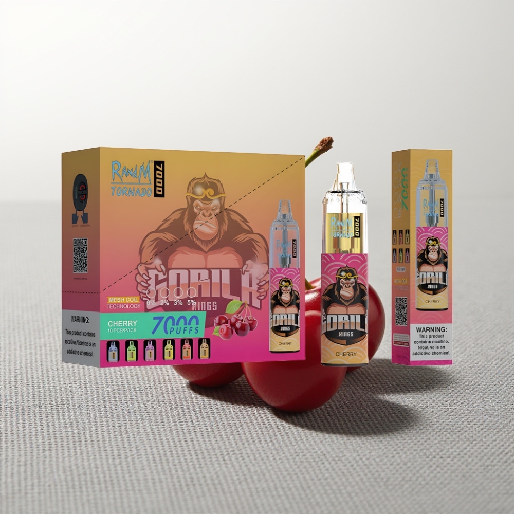 RandM Fumot Tornado 7000 Puffs 14ML Mesh Coil Type-C Вишня
