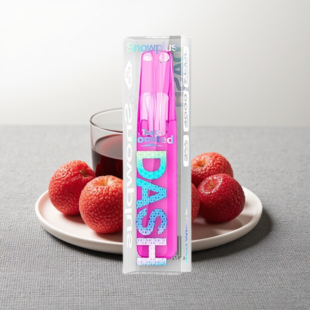 Snowplus Dash 4000 Puffs Disposable Червоний Лід Вино Кераміка 530 mAh 7.5 мл