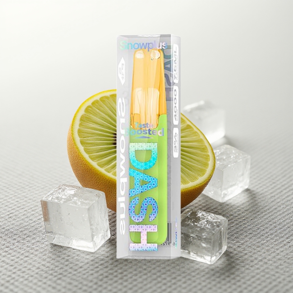 Snowplus Dash 4000 Puffs Disposable Device Ківі Айс (7.5 мл, 530 mAh, керамічний атомузатор)
