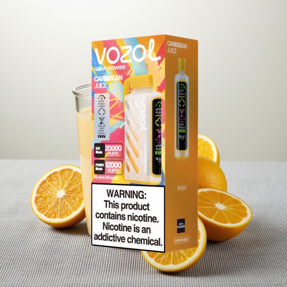 VOZOL Gear Power 20000 Puffs S.i.L.C. Tech Dual Mesh Coil Карибський Сік