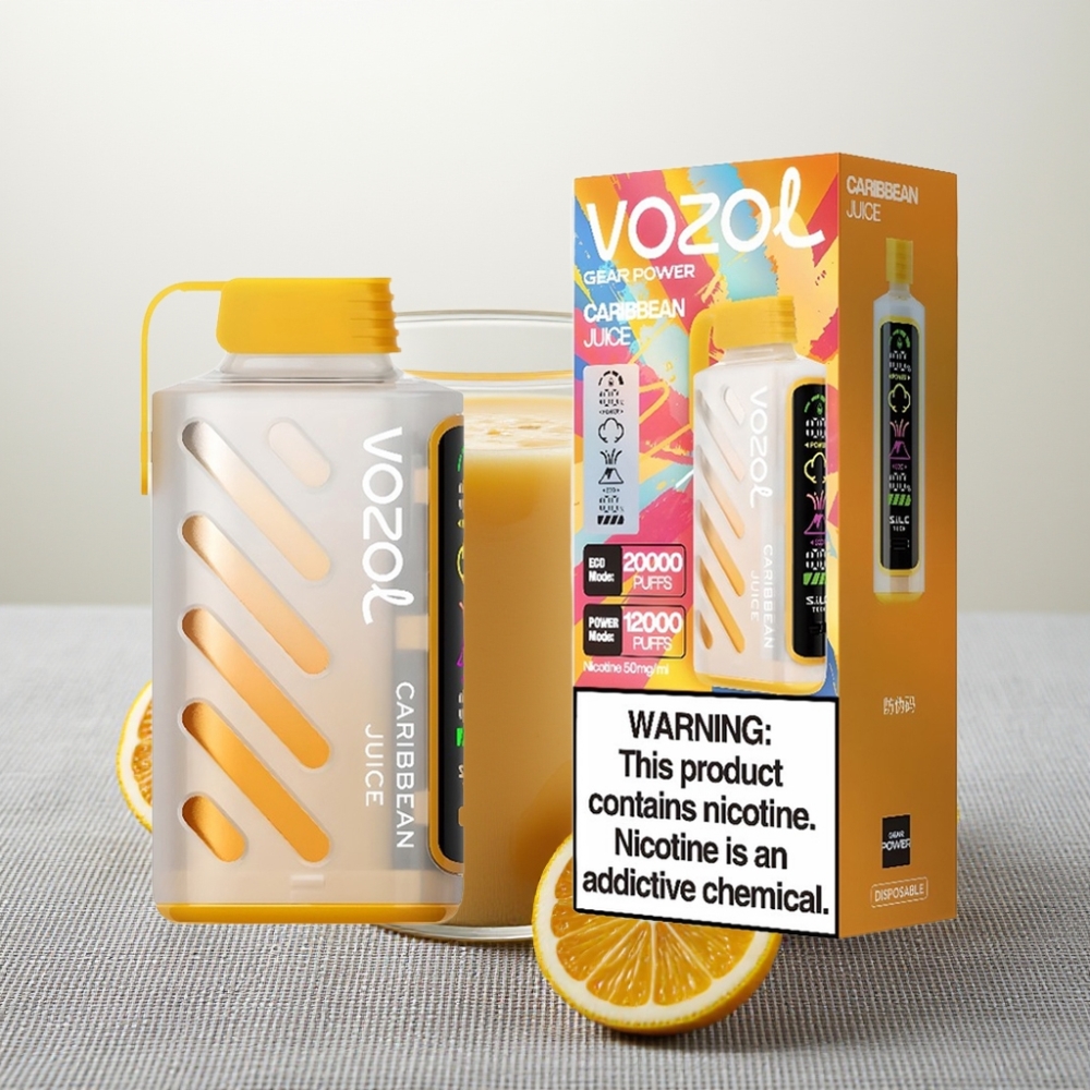 VOZOL Gear Power 20000 Puffs S.i.L.C. Tech Dual Mesh Coil Карибський Сік