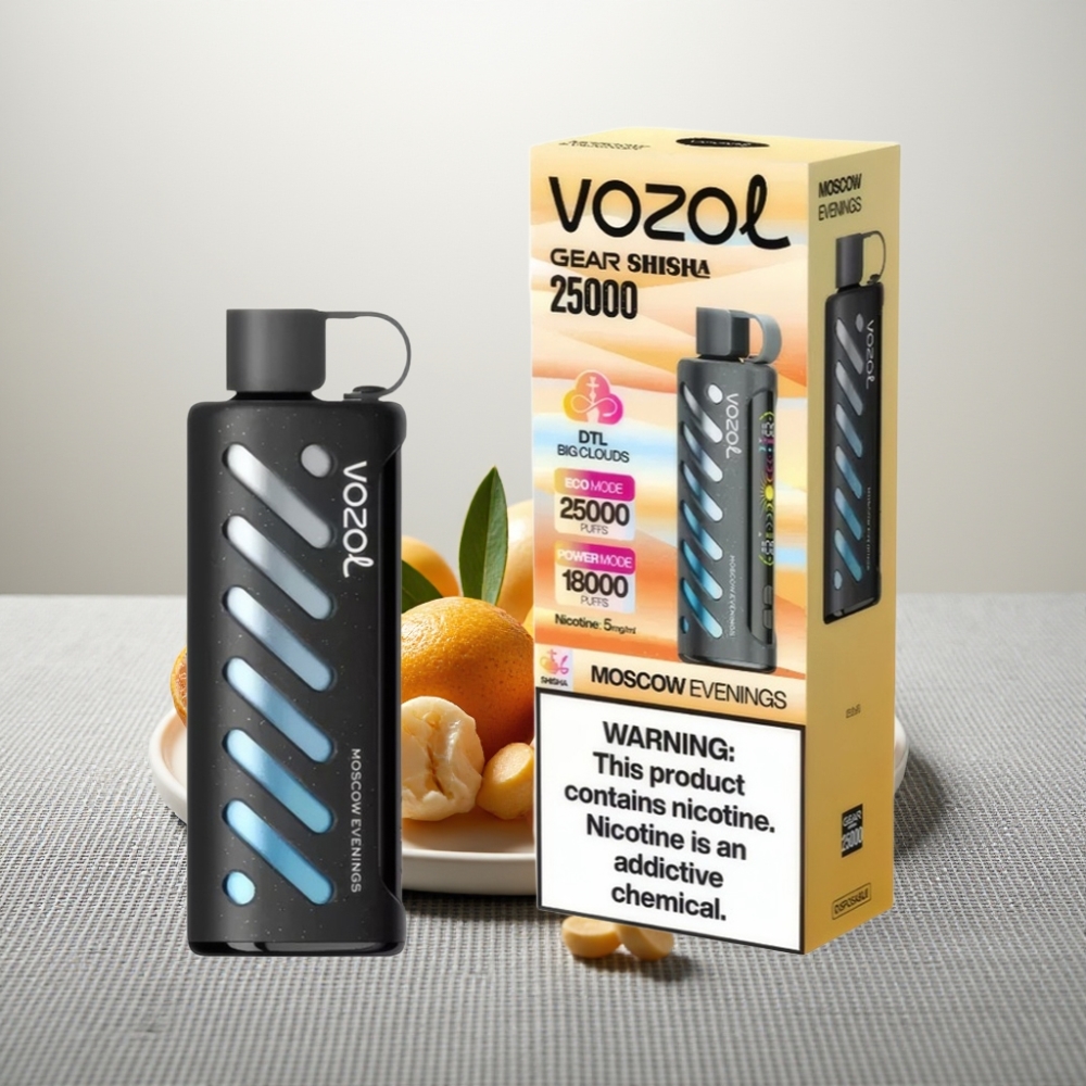 VOZOL Gear Shisha 25000 Puffs Москівські Вечори Dual Mesh Dual Modes 1000mAh