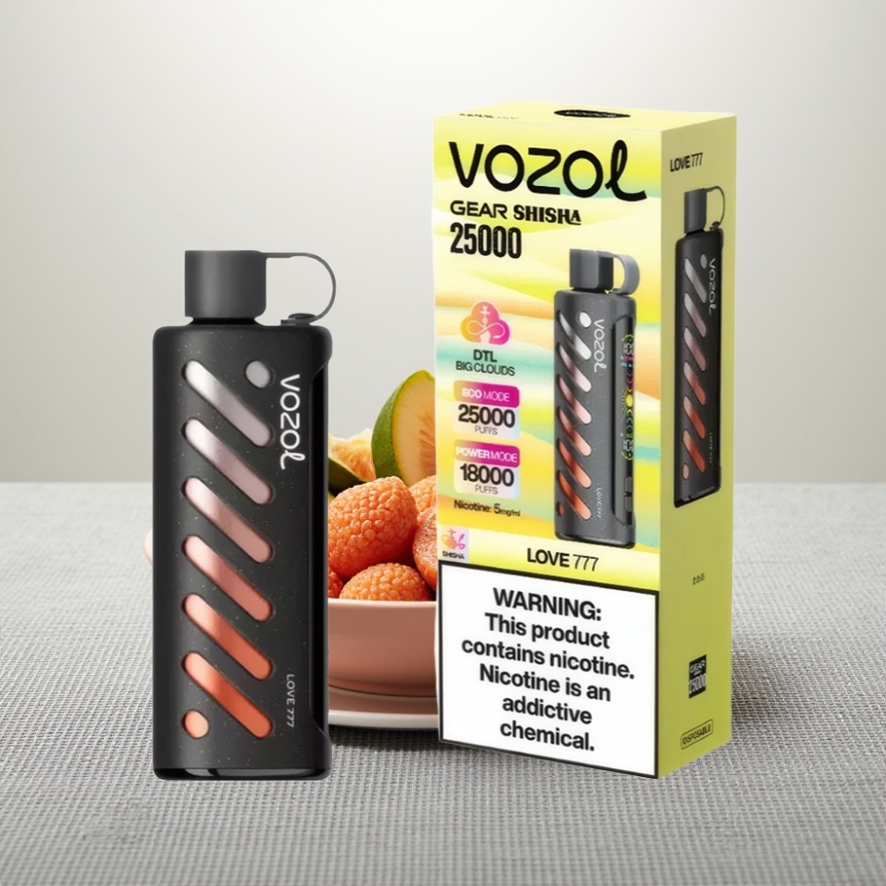 VOZOL Gear Shisha 25000 Puffs Dual Mesh Dual Modes Love 777