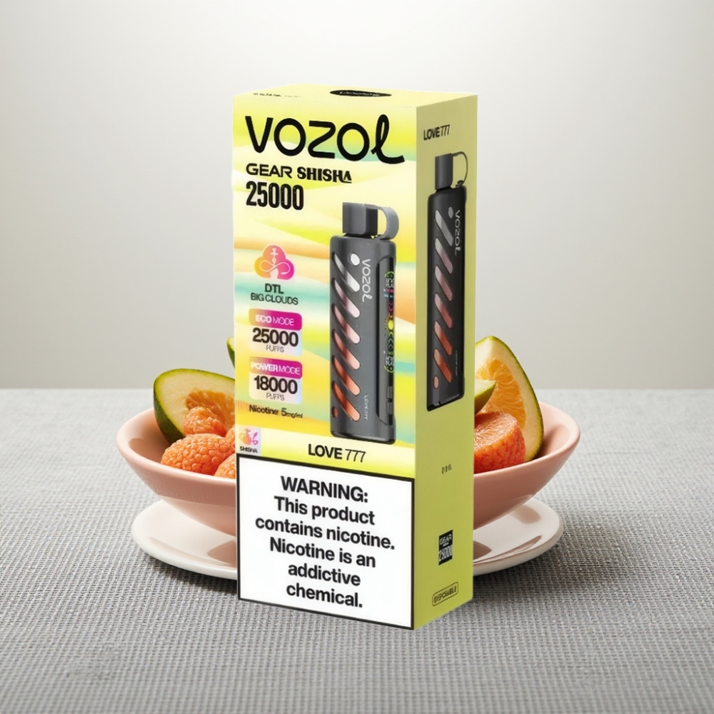 VOZOL Gear Shisha 25000 Puffs Dual Mesh Dual Modes Love 777