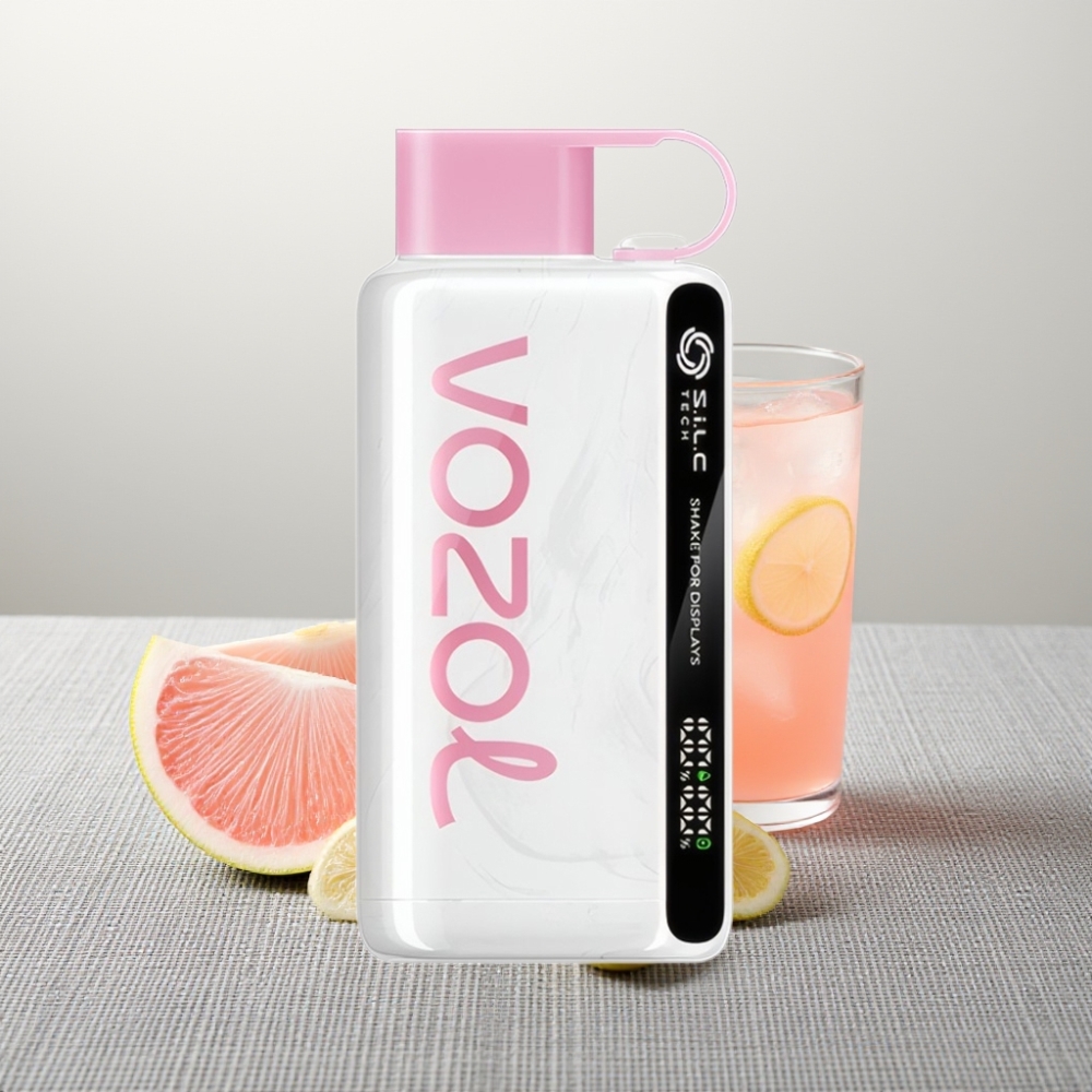 VOZOL STAR 9000/12000 Диспосейбл Вейп Рожевий Лимонад 650mAh Швидка зарядка