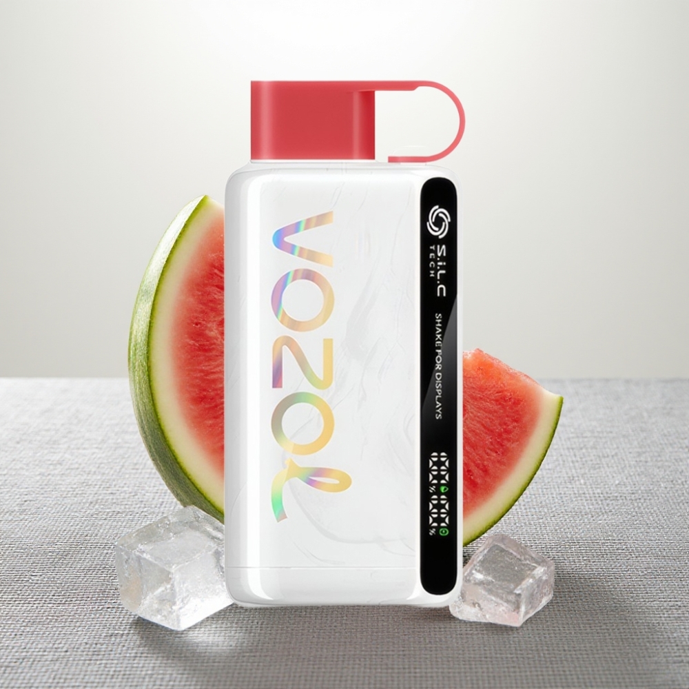 VOZOL STAR 9000/12000 Disposable Вейп Кавун Лід з Shake Display, S.i.L.C TECH, 650mAh