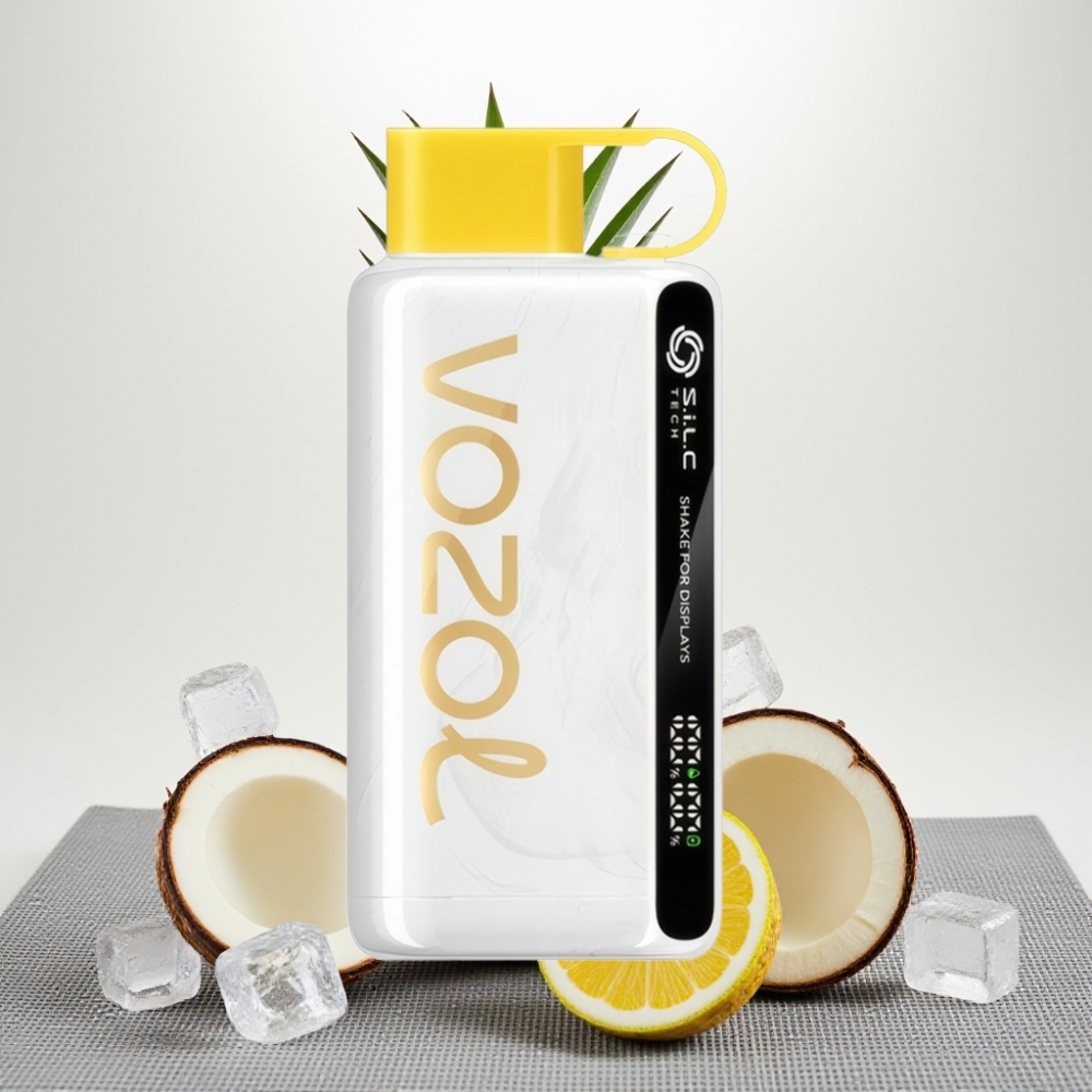 VOZOL STAR 9000/12000 Disposable Vape Ананас Кокос Лід 650mAh 30% швидше зарядка S.i.L.C TECH