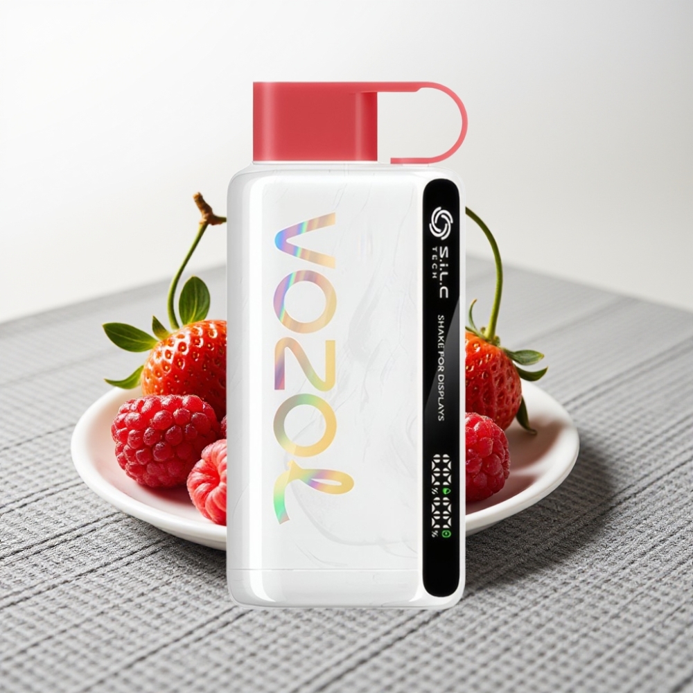 VOZOL STAR 9000/12000 Поліпханий Вейп S.i.L.C TECH 650mAh Полунично-Малинове-Вишневе